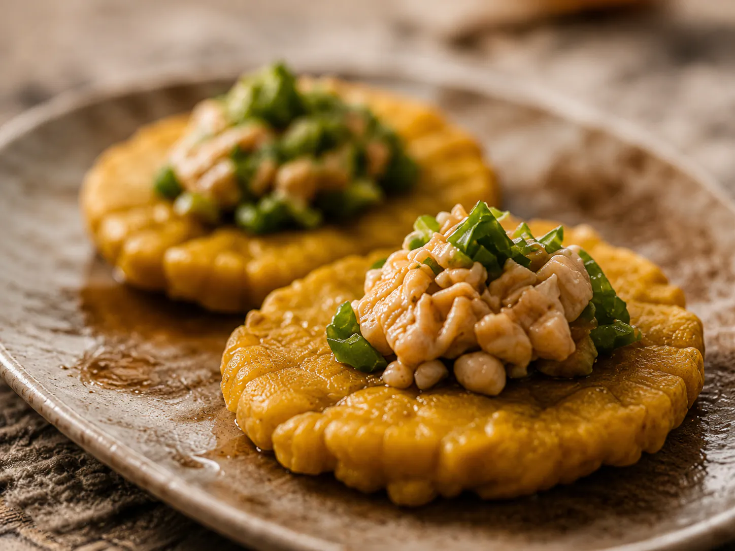 Patacones on the Patacon Cruise menu
